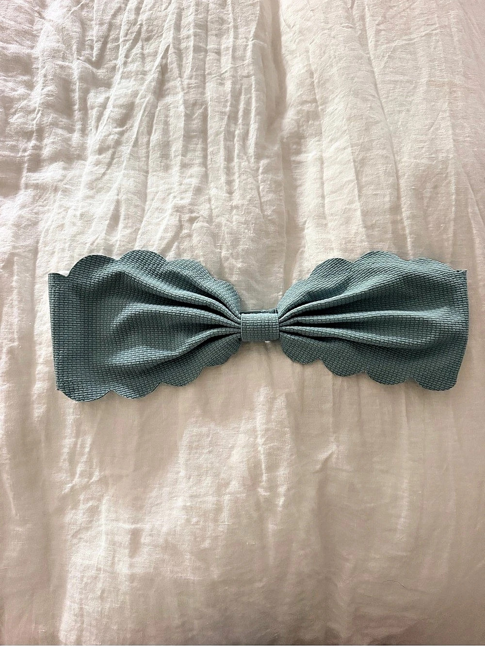 Marysia Antibes Bandeau Bikini Top Green/blue Medium